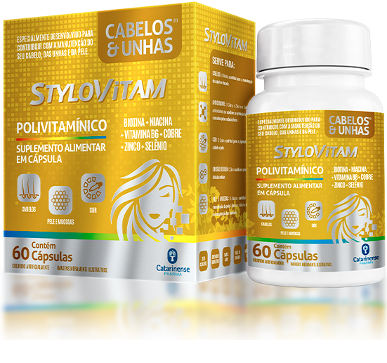 Polivitamínico Cabelos & Unhas. Categoria de alimento dispensado de registro conforme Resolução RDC 27/2010. Este produto é indicado para indivíduos com 19 anos ou mais. Especialmente formulado para maiores de 50 anos. Este produto não é um medicamento. Não exceder a recomendação diária de consumo indicada na embalagem. Mantenha fora do alcance de crianças. NÃO CONTÉM GLÚTEN. Imagens meramente ilustrativas. Material destinado a uso exclusivo por profissionais da área da saúde.