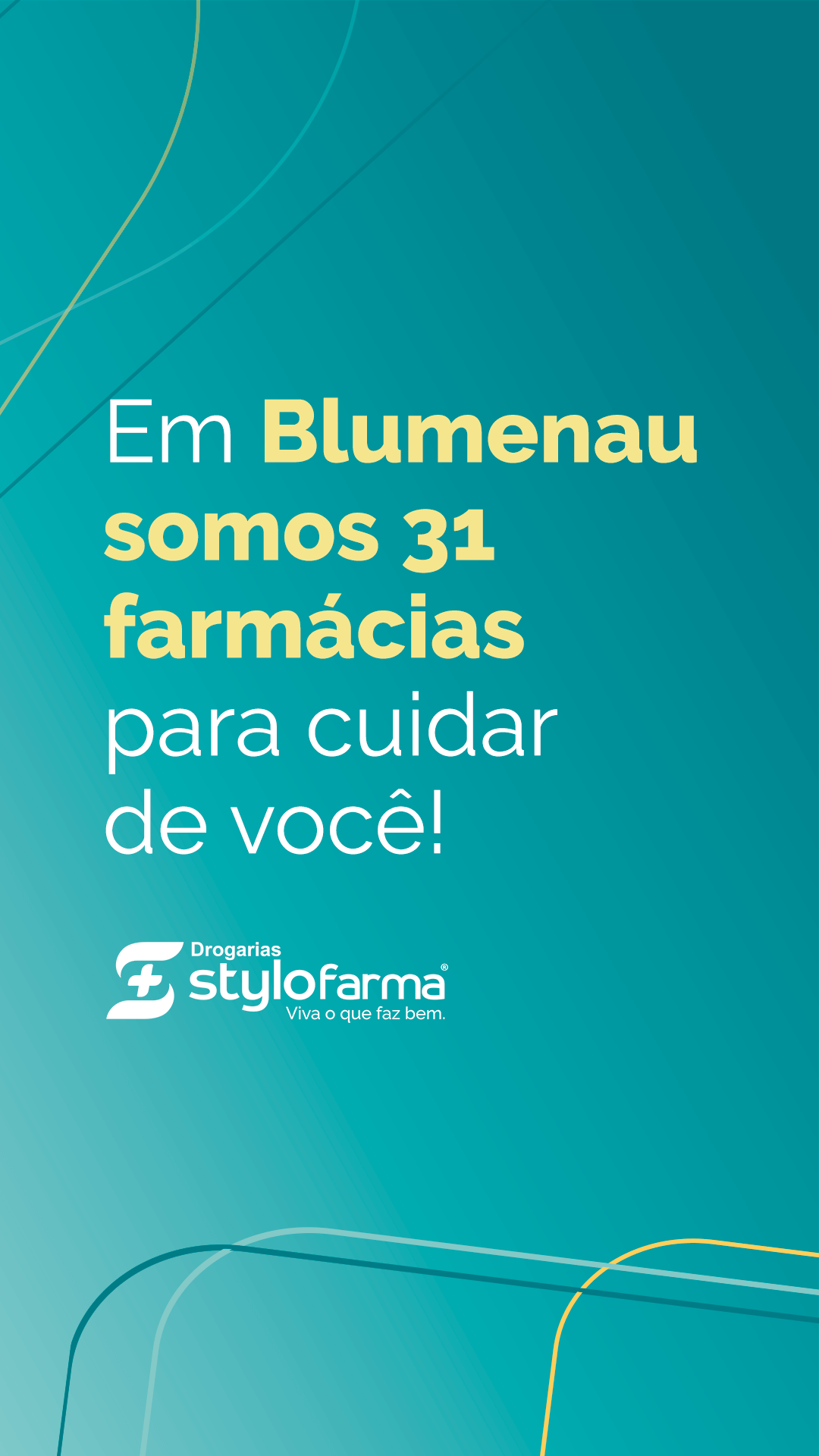 Em Blumenau somos 31 farmácias para cuidar de você. Drogarias Stylofarma Viva o que faz bem.